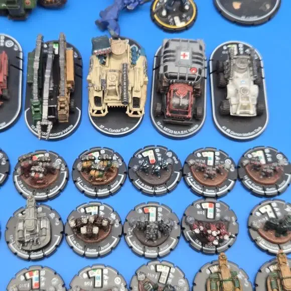 MechWarrior Dark Age Age of Destruction Lot Dials Minis Vehicles Tanks Infantry - Picture 3 of 7